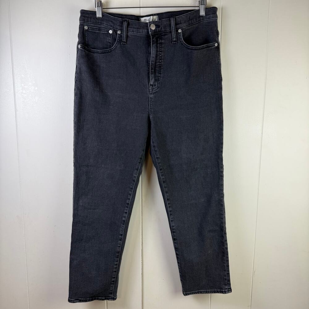 Madewell‎ classic straight Jean black size 32